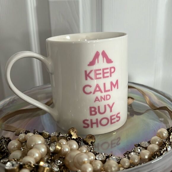 Keep Calm and Buy Shoes Mug - Picture 1 of 6